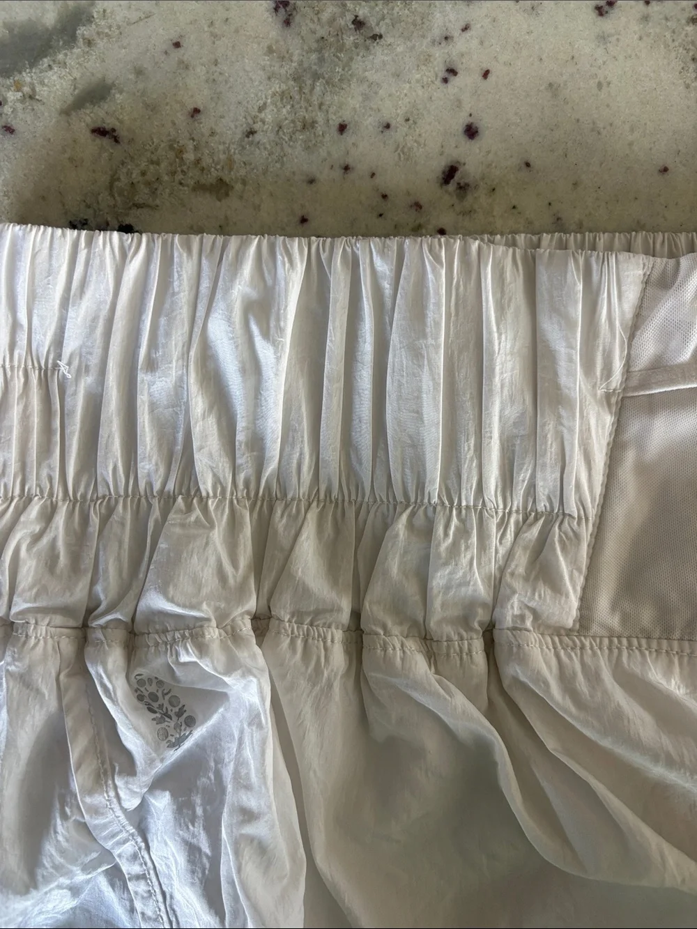 Free People Movement “The way home” white size small shorts